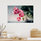 Tulpen in een Vase Poster (Keuken)