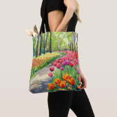 Tulpen in het park tote bag (Dichtbij)