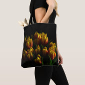 Tulpen in het ventilatorbundel tote bag (Dichtbij)