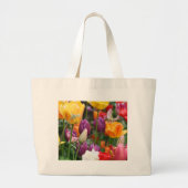 Tulpen in lenteszak grote tote bag (Voorkant)