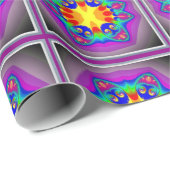 Tulpen in lenteverpakpapier cadeaupapier (Rol Hoek)