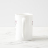 Tulpen in Pitcher Ceramic Porselein Kop (Achterkant)