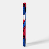 Tulpen in rood en blauw Case-Mate iPhone case (Achterkant / Rechts)