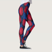 Tulpen in rood en blauw leggings (Rechts)