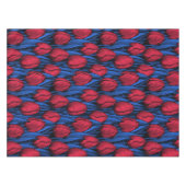 Tulpen in rood en blauw tafelkleed (Voorkant (Horizontaal))