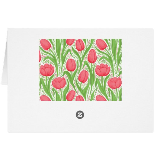 Tulpen in rood en groen (Achterkant Horizontaal)