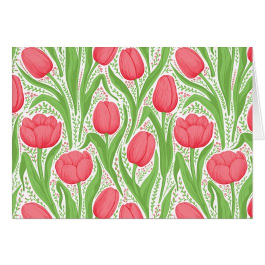 Tulpen in rood en groen (Voorkant Horizontaal)