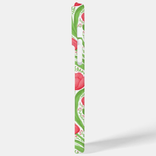 Tulpen in rood en groen Case-Mate iPhone case (Achterkant / Links)