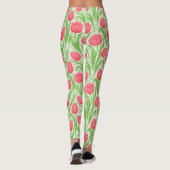 Tulpen in rood en groen leggings (Achterkant)
