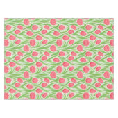 Tulpen in rood en groen tafelkleed (Voorkant (Horizontaal))