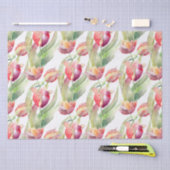Tulpen in Springtime-Waterverf Tissuepapier (Craft)