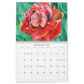 Tulpen in Waterverf Bloemenkunst Kalender (Feb 2026)