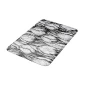 Tulpen in zwart-wit badmat (Gekanteld)