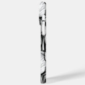 Tulpen in zwart-wit Case-Mate iPhone case (Achterkant / Links)