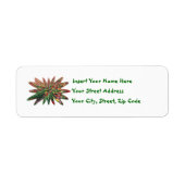 Tulpen instortend ontwerp labels (Voorkant)