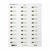 Tulpen instortend ontwerp labels (Full Sheet)