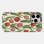Tulpen iPhone case Hoesje (Achterkant horizontaal)