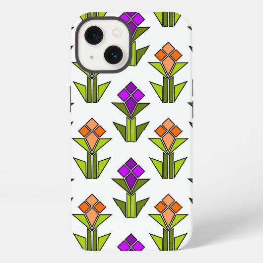 Tulpen iPhone Hoesje (Achterkant)