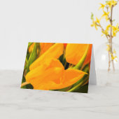 Tulpen Kaart (Gele Bloem)