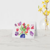 Tulpen Kaart (Gele Bloem)