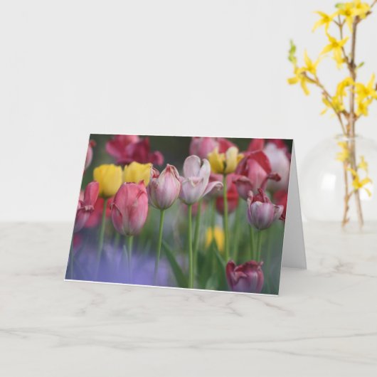 Tulpen Kaart (Gele Bloem)