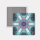 Tulpen Kaleidoscoop Magneet (Voorkant / Achterkant)