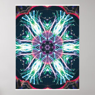 Tulpen Kaleidoscoop Poster