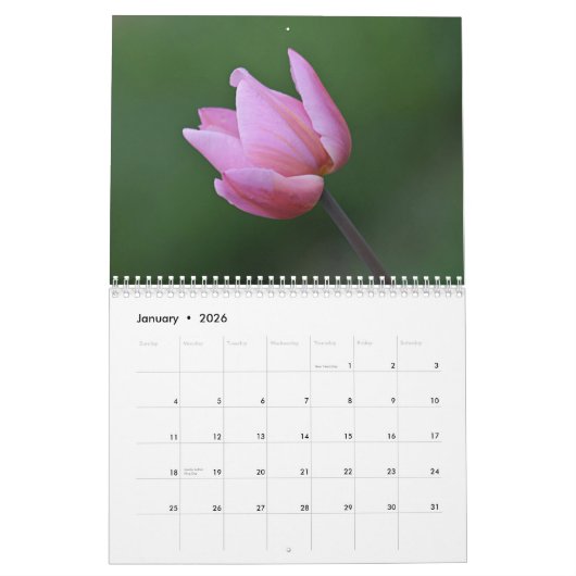 Tulpen Kalender (Jan 2026)