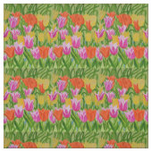 Tulpen katoenen stof (Swatch)