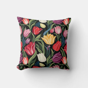Tulpen Katoenen Worp Kussen