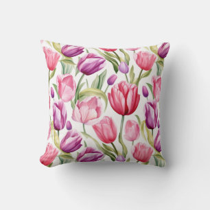 Tulpen Katoenen Worp Kussen