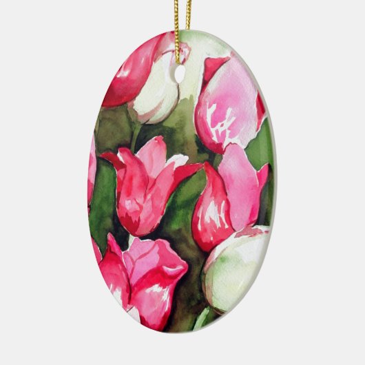 tulpen keramisch ornament (Links)