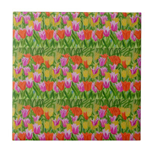 Tulpen keramische tegel tegeltje