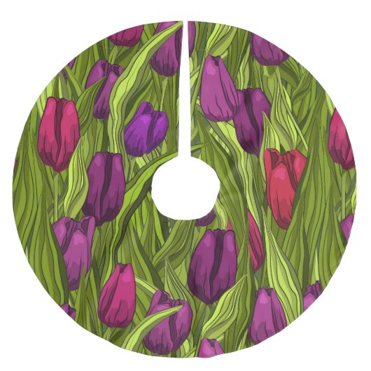 Tulpen Kerstboom Rok (Voorkant)