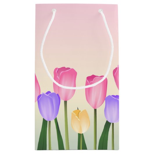 Tulpen Klein Cadeauzakje (Achterkant)