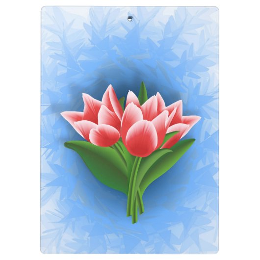 Tulpen Klembord (Achterkant)