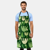 Tulpen kleuren naadloos patroon schort (Gedragen)