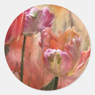 Tulpen - Kleuren van Love Art Sticker