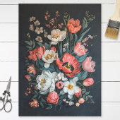  Tulpen Kleurrijke Schilderen Decoupage Tissuepapier