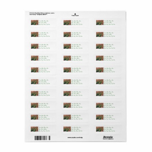 Tulpen labels (Full Sheet)