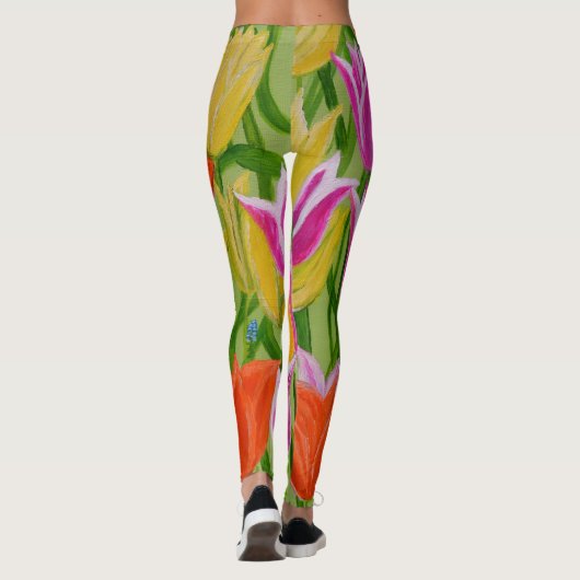 Tulpen leggings (Achterkant)