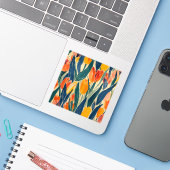 Tulpen Lente Pracht Sticker (Laptop met iPhone)