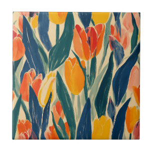 Tulpen Lente Pracht Tegeltje