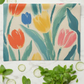Tulpen Lente Pracht Theedoek (Gevouwen)
