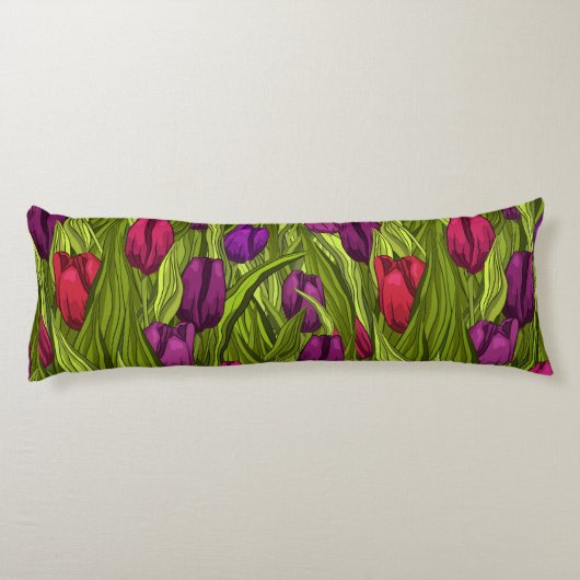 Tulpen Lichaamskussen (Achterkant)