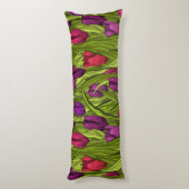 Tulpen Lichaamskussen (Achterkant (Verticaal))