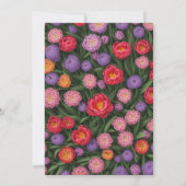 Tulpen Liefde Passie Eeuwige Eenheid in Bruiloft - Kaart (Achterkant)