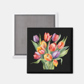 Tulpen Magneet (Voorkant / Achterkant)