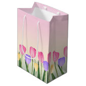 Tulpen Medium Cadeauzakje (Voorkant Gekanteld)