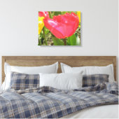 Tulpen met Franjes Canvasprint Canvas Afdruk (Insitu (Slaapkamer))